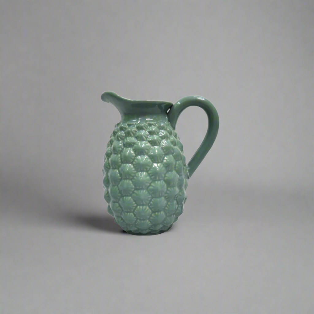 Bahama Pine Jug
Description
Elevate your home decor with the versatile and stylish Bahama Pine Jug. This elegant white jug can serve multiple purposes, from a planter to a decorative centerpiece.