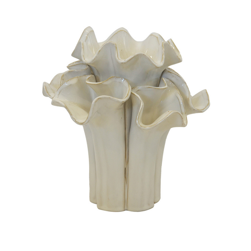 CERAMIC BROCCOLI VOTIVE WHITE 22CM (H) X 20CM (D)  This 22CM (H) X 20CM (D) ceramic broccoli votive in white is a unique and stylish addition to any home decor. Its intricate design and durable material make it a beautiful and functional accent piece. Enjoy the calming ambiance created by the candlelight shining through the intricately crafted broccoli detail.  Delivery 5 to 7 working days  - Unique Boys