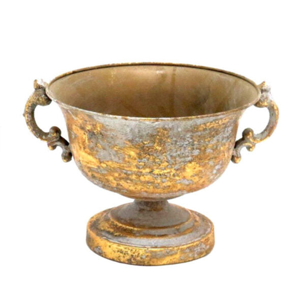 Xanthe Trophy Vase
Elevate your event or competition with our exquisite Xanthe Trophy Vase. This stunning piece is crafted from high-quality metal and features a sophisticated antique gold finish.