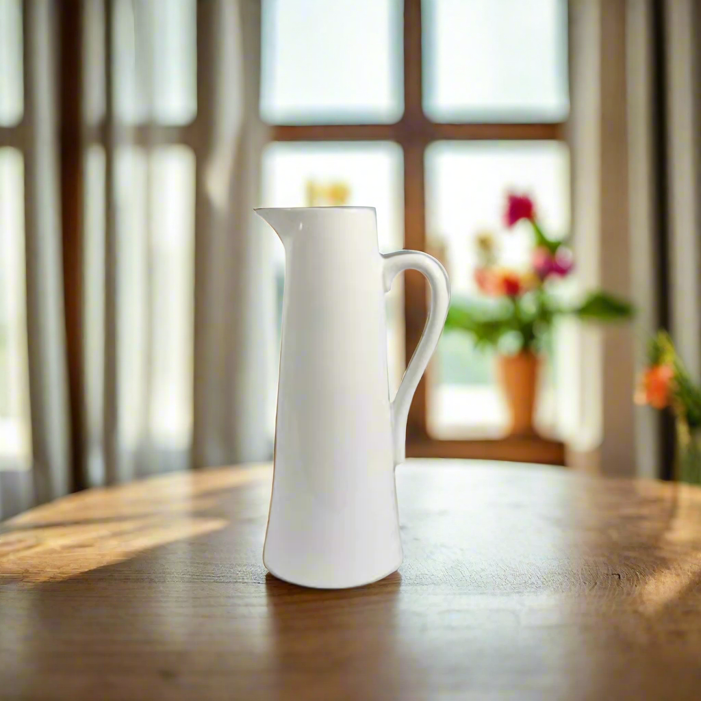 Port 2 Jug
The Port 2 Jug is a versatile and functional addition to your home decor. Measuring 16 X 12.5 X 30CM, this jug doubles as a planter, adding a touch of greenery to your space. Its sleek white design will effortlessly complement any style, making it a must-have for both practical and aesthetic purposes.