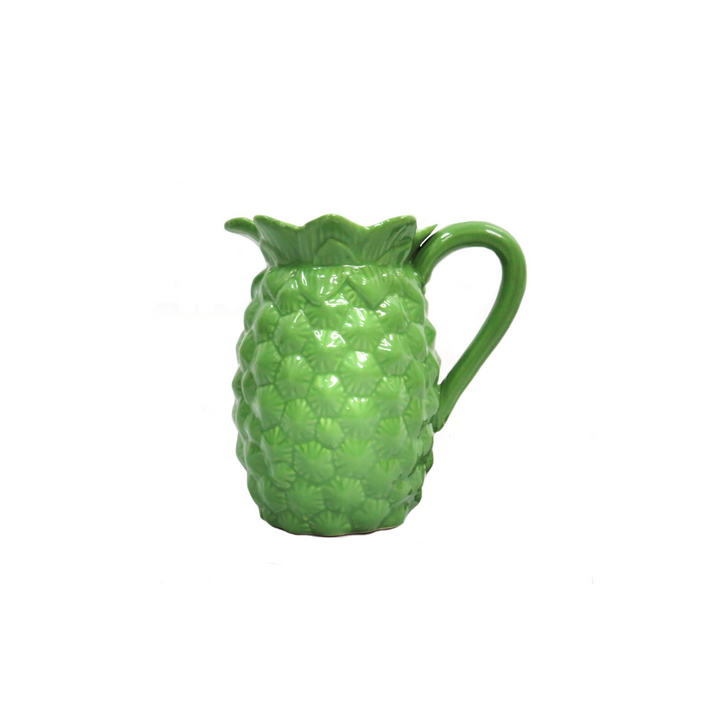 Queen Pine Lime Jug
Description
Add a pop of color to your space with the vibrant Queen Pine Lime Jug. Its unique pineapple-scaled body and gorgeous lime finish make it a standout piece.