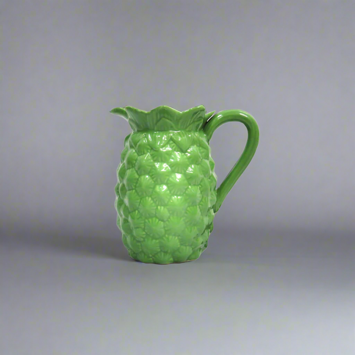 Queen Pine Lime Jug
Description
Add a pop of color to your space with the vibrant Queen Pine Lime Jug. Its unique pineapple-scaled body and gorgeous lime finish make it a standout piece. www.uniqueboys.co.za