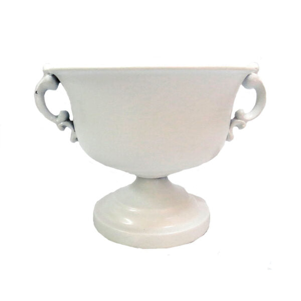 Elevate Your Decor with the Elegant County Jug
Add a touch of sophistication and glamour to any space with our exquisite County Jug. This stunning piece is crafted from high-quality metal with an antique goldish finish, giving it a luxurious and timeless appeal.
Versatile and Multifunctional
Our County Jug is not just a beautiful decorative piece, but also a versatile and practical addition to any home or event. Measuring 20cm x 16.5cmh, it can be used as a stunning vase, planter, or even as a unique award