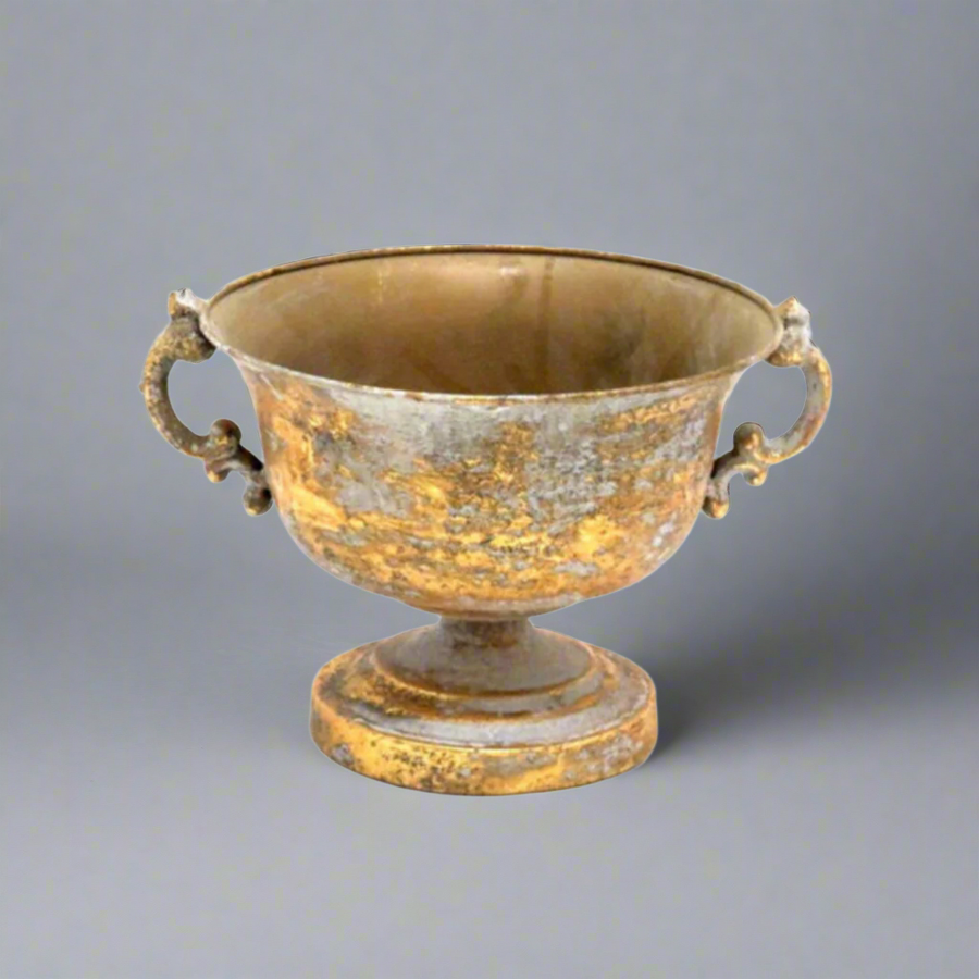 Xanthe Trophy Vase
Elevate your event or competition with our exquisite Xanthe Trophy Vase. This stunning piece is crafted from high-quality metal and features a sophisticated antique gold finish.