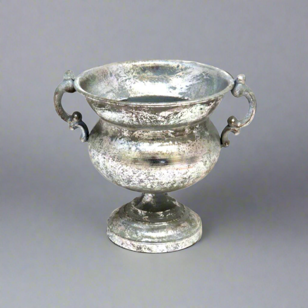 Padua Pot
Elevate your home decor with the exquisite Padua Pot, featuring a sophisticated design and intricate inlaid border!
Key Features:
Antique Footed Vase: Adds a touch of refinement to any setting
Intricate Inlaid Border: Showcases exceptional craftsmanship
Perfect Size: Measures 28.5cm (wide, including handles) x 23cm (diameter, without handles) x 19.5cm (height)