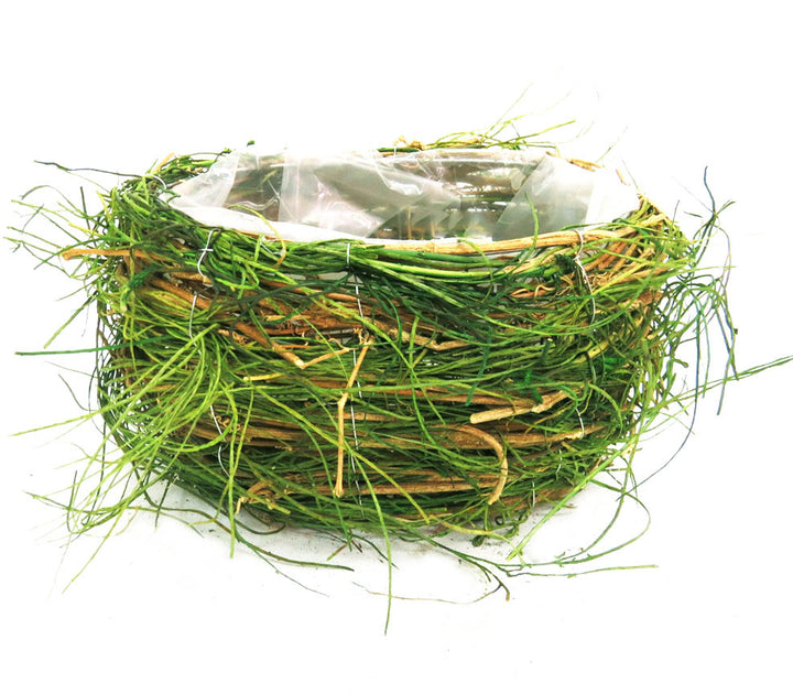 Willownest is a unique and beautiful planter, designed in the shape of a young sprouting willow. Crafted from natural woven material with plastic waterproofing, it is visible proof of nature's glory. With dimensions of 23 x 16 x 13 cm, Willownest brings nature's beauty to any room. Unique Boys