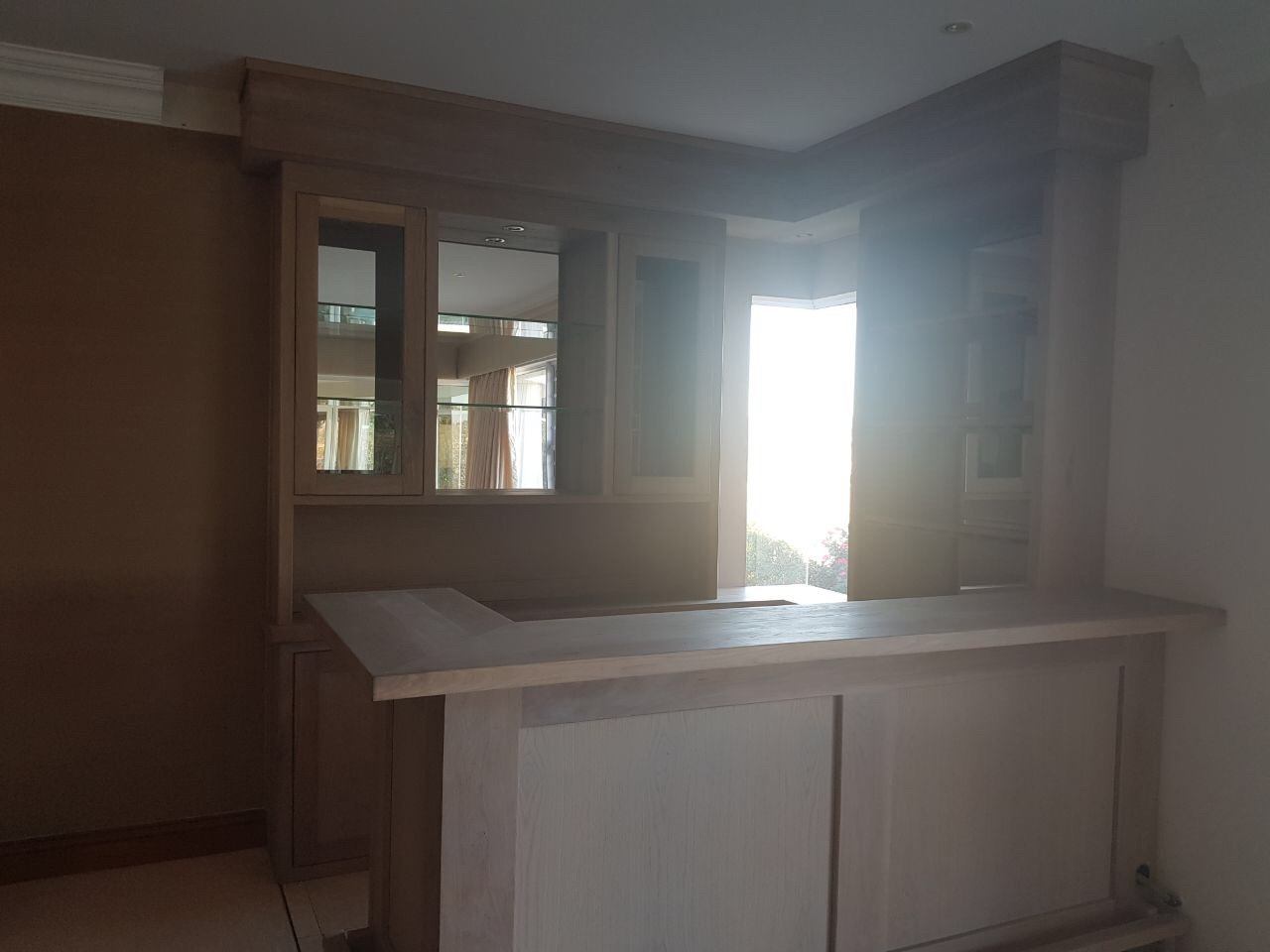 Unique Boys Interiors Custom made Oak Bar