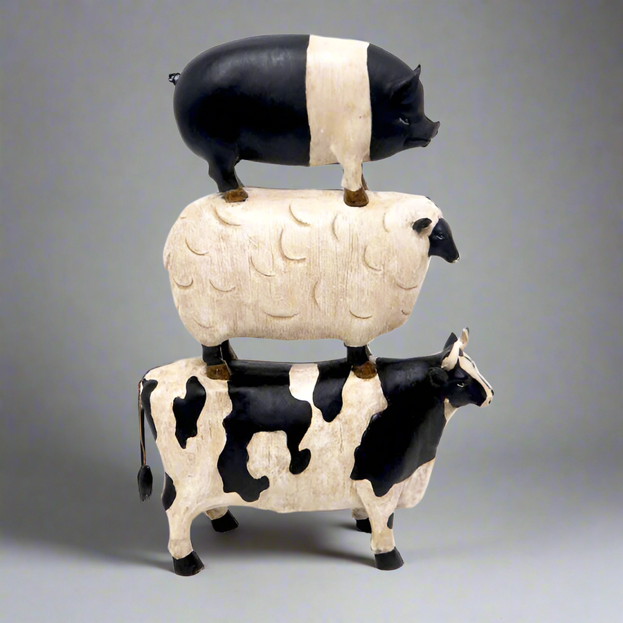 Animal Stack: Whimsical Farm Friends
Bring the charm of the countryside into your home with the delightful Animal Stack, featuring a playful trio of a cow, pig, and sheep.
Product Features:
Unique, hand-stacked design adds whimsy to any space
Durable materials ensure long-lasting enjoyment
Perfect for animal lovers and farm-themed decor www.uniqueboys.co.za