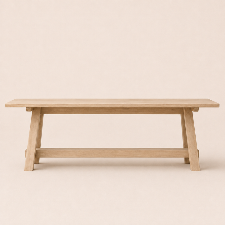 Ash Alabama Classic Leg Dining Table

Transform your dining space with the handcrafted Ash Alabama Classic Leg Dining Table by Unique Boys. Made in South Africa from solid ash wood, this bespoke dining table combines timeless design, natural timber character and exceptional craftsmanship.

Its refined angled trestle legs and solid timber stretcher create a strong, beautifully balanced foundation. The clean silhouette works equally well in contemporary, classic and organic interiors.

Every table is individu