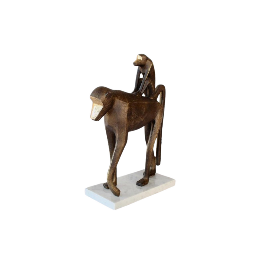 Baboon with Baby on Marble Base 38x24x12cm
Add a touch of elegance and nature to your space with the Baboon with Baby sculpture, beautifully crafted from high-quality materials and perched on a stunning marble base. Measuring 38x24x12cm, this lifelike portrayal showcases the loving bond between mother and child. www.unique boys.co.za