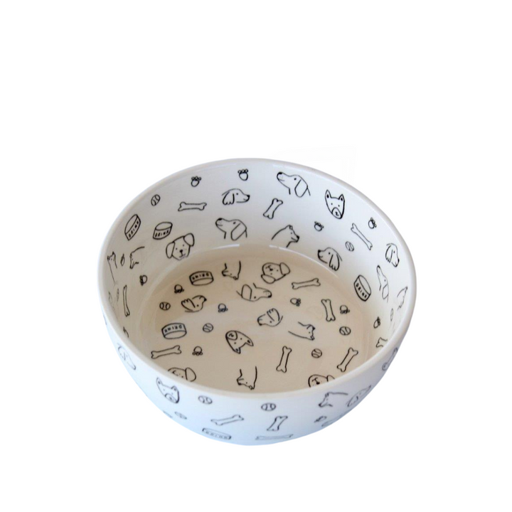 Black and White Porcelain Dog Bowl
Add a touch of joy to your home with this adorable black and white porcelain dog bowl, perfect for your furry friend!