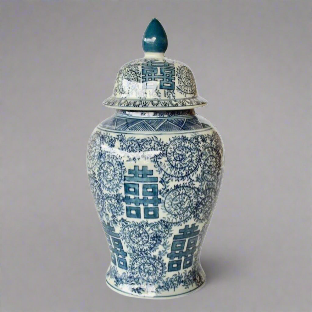 Timeless Elegance: Blue &amp; White Chinese Ginger Jar
Add a touch of sophistication and cultural heritage to your home decor with the Blue &amp; White Chinese Ginger Jar, a beautifully crafted piece that combines elegance and tradition. Measuring 48x22cm, this stunning jar features an intricate blue and white Chinese design with delicate patterns, expertly crafted with high-quality ceramic glaze for durability and longevity.www.uniqueboys.co.za
