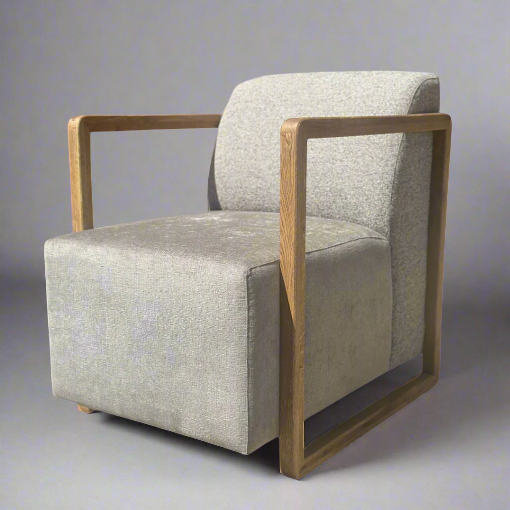 Boston Accent Occasional Chair Oak
The Modern Occasional Chair is a high-quality chair designed for comfort, durability, and style. It features a sturdy wood frame with wooden armrests that enhance the aesthetics of any space. The chair is upholstered in high-quality fabric.www.uniqueboys.co.za