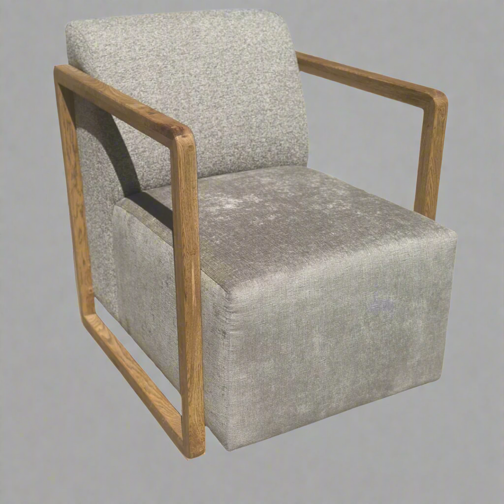 Boston Accent Occasional Chair Oak
The Modern Occasional Chair is a high-quality chair designed for comfort, durability, and style. It features a sturdy wood frame with wooden armrests that enhance the aesthetics of any space. The chair is upholstered in high-quality fabric.www.uniqueboys.co.za