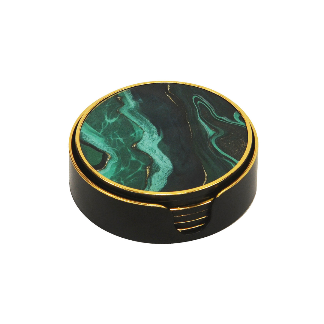 Coaster Banded Agate Set of 6
Add a touch of elegance to your home decor with this set of six captivating coasters. Crafted with high-quality materials, these coasters provide excellent protection for your surfaces while adding a unique touch to your dining table. www.uniqueboys.co.za