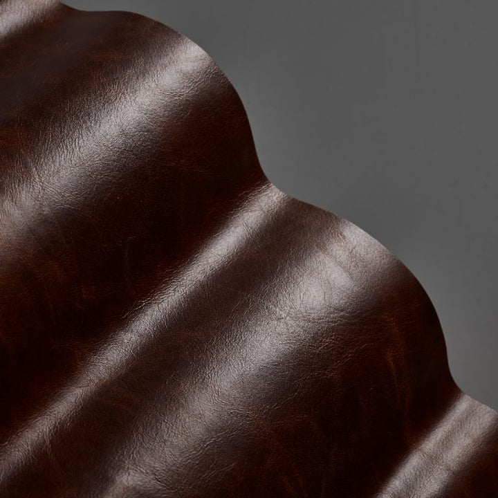 Parks Square Ottoman Full Grain Leather