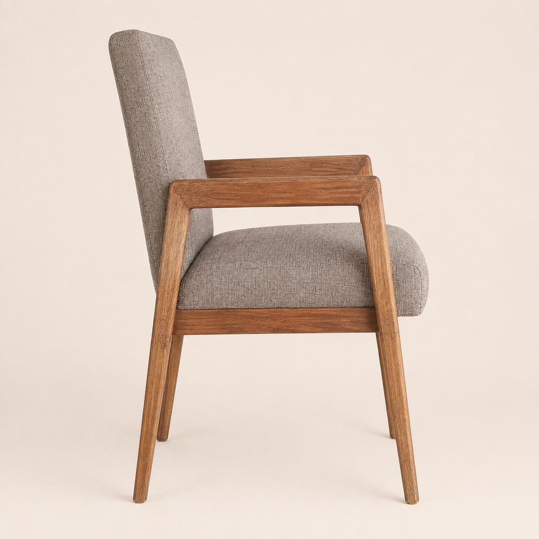 Milan Modern Chair with Mercis Adelaide &amp; Tribal Chic Fabric