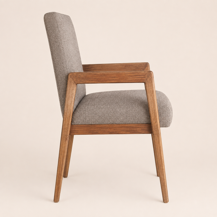 Milan Modern Chair with Mercis Adelaide &amp; Tribal Chic Fabric