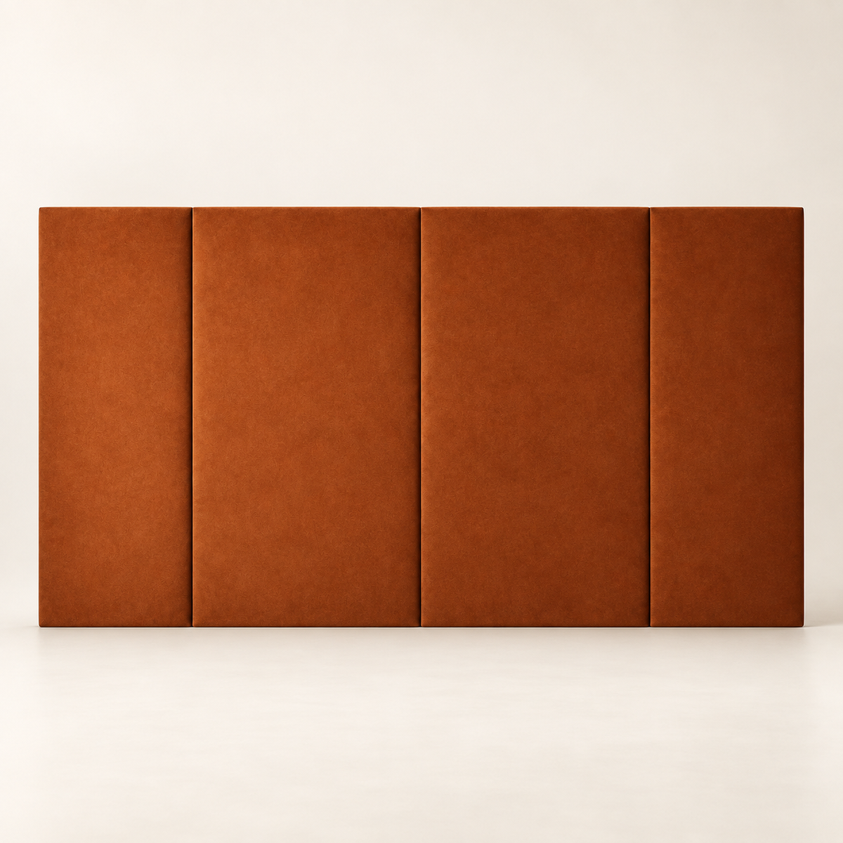 Large Munro Extra Height Headboard – fully upholstered floor-standing wing design