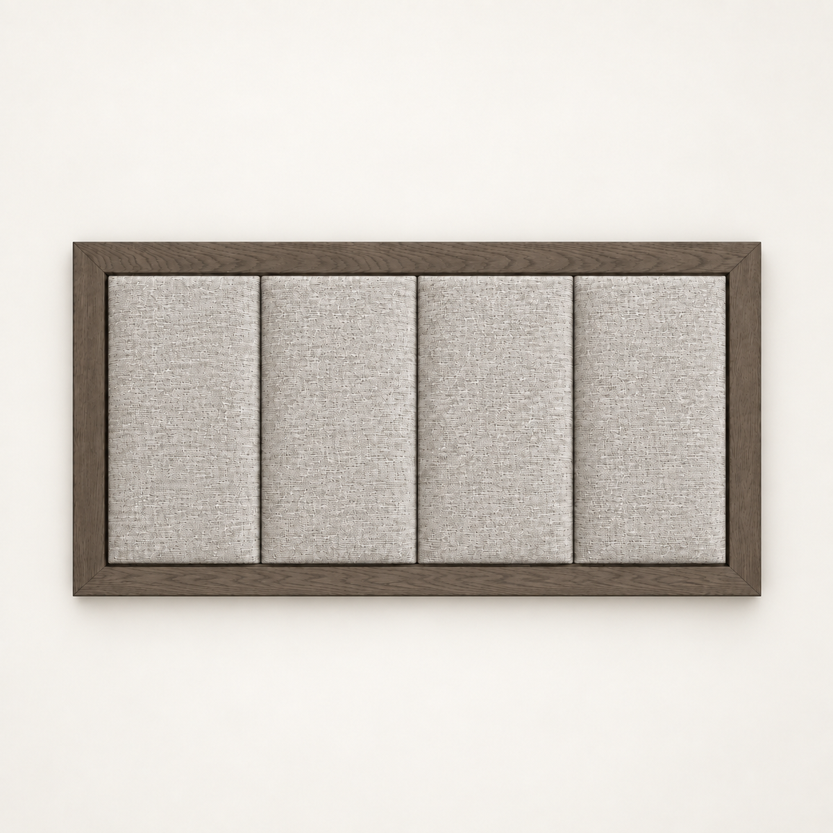 Dark Oak Frame Munro upholstered wall-hanging headboard – main view