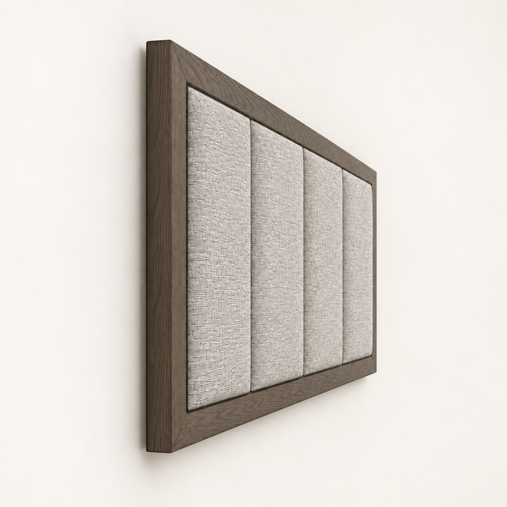 Dark Oak Frame Munro wall-hanging headboard – alternate bedroom view