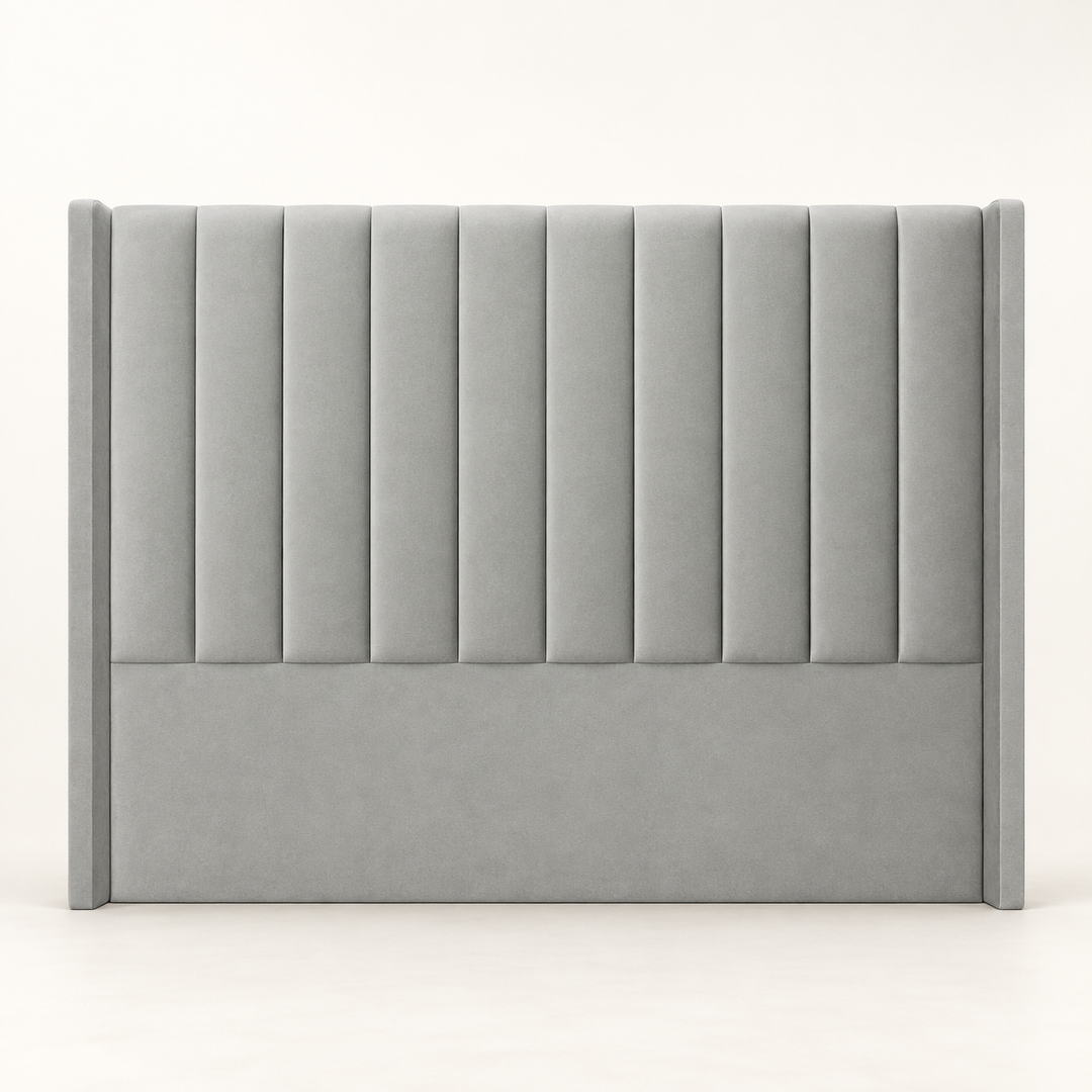 Munro floor-standing upholstered wing headboard – alternate bedroom view