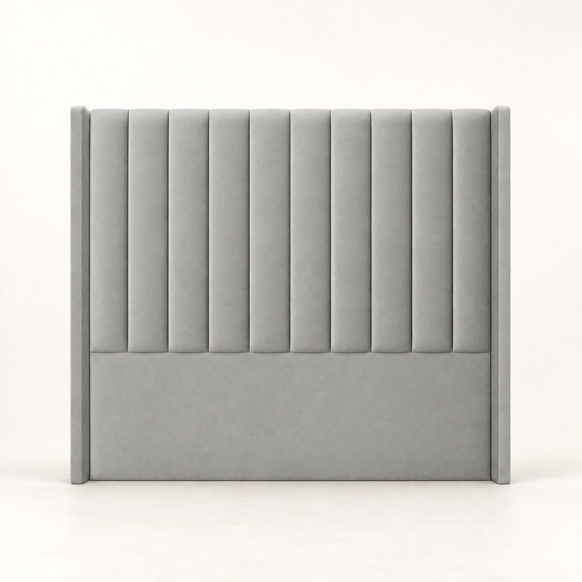 Munro Wing Headboard – fully upholstered floor-standing design