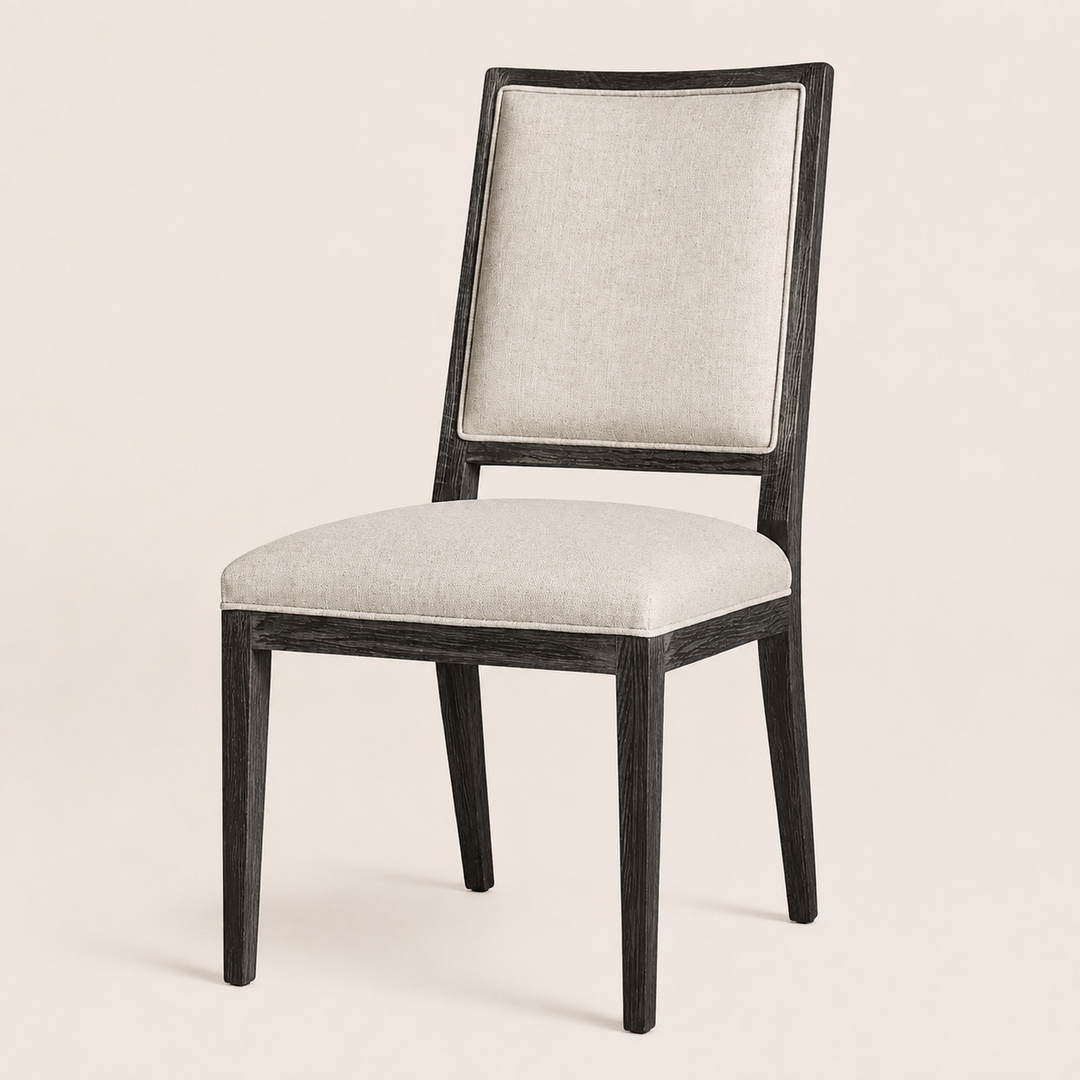 Oakley Chair in Oak with Mercis fabric