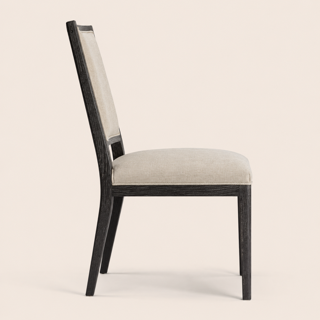 Oakley Chair in Oak with Mercis fabric