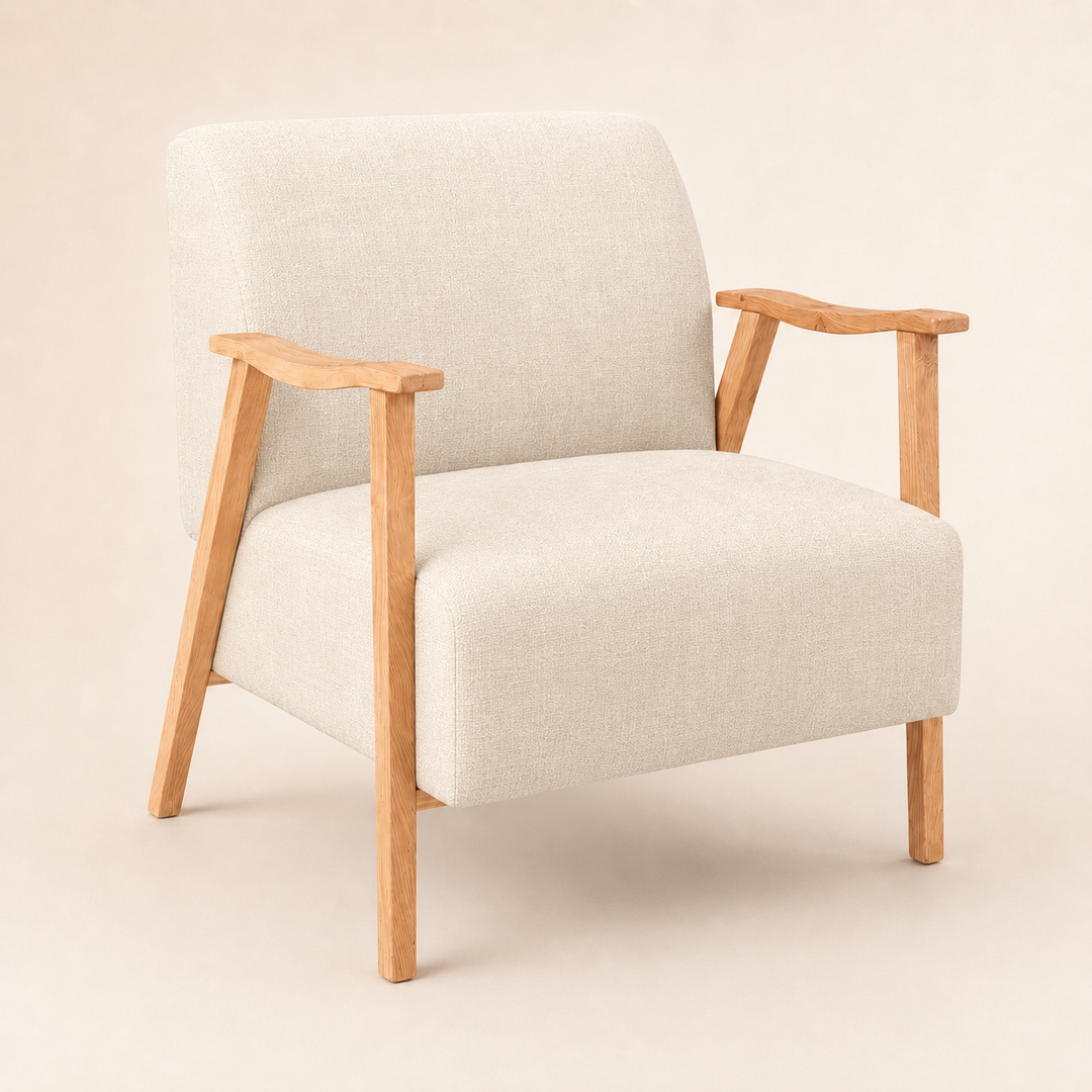 Bordeaux Occassional Chair - Mercis Linen Fabric