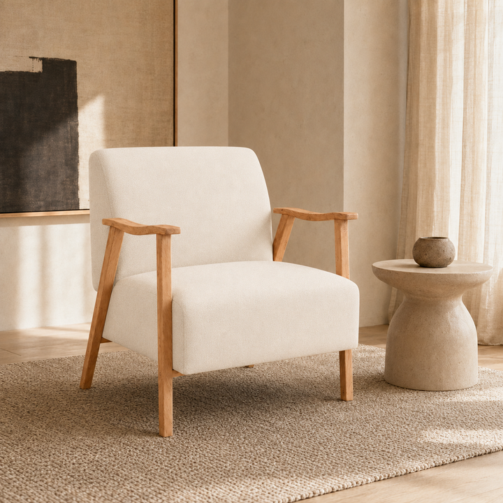 Bordeaux Occassional Chair - Mercis Linen Fabric
