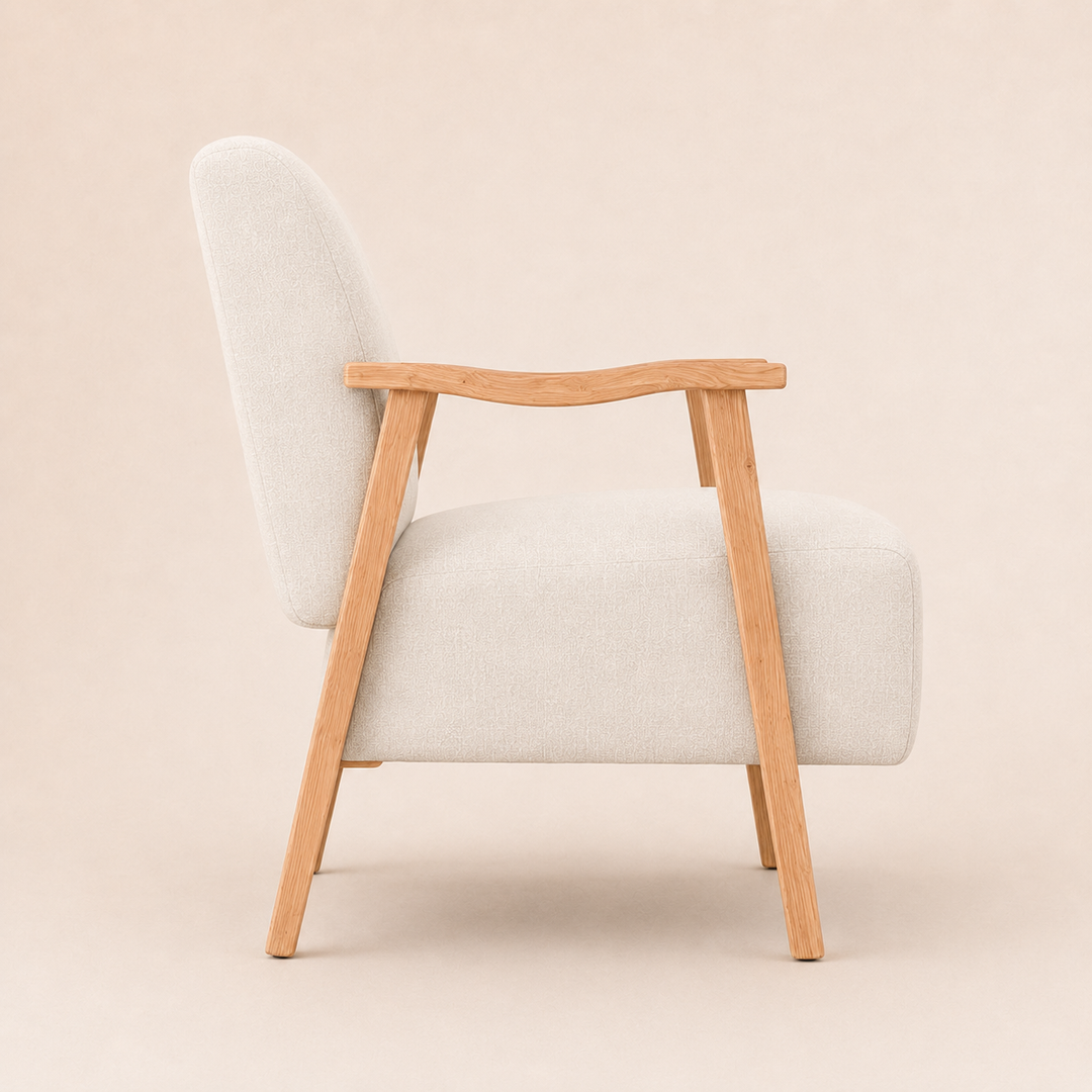 Bordeaux Occassional Chair - Mercis Linen Fabric