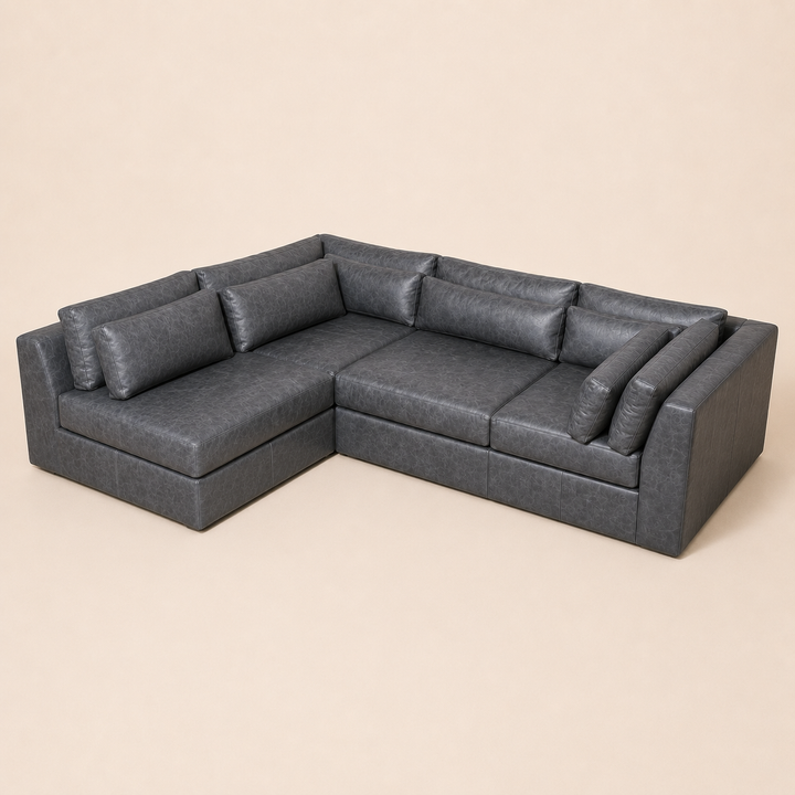Double Cushion Daybed Corner Couch 3000mm x 3000mmx 1200D