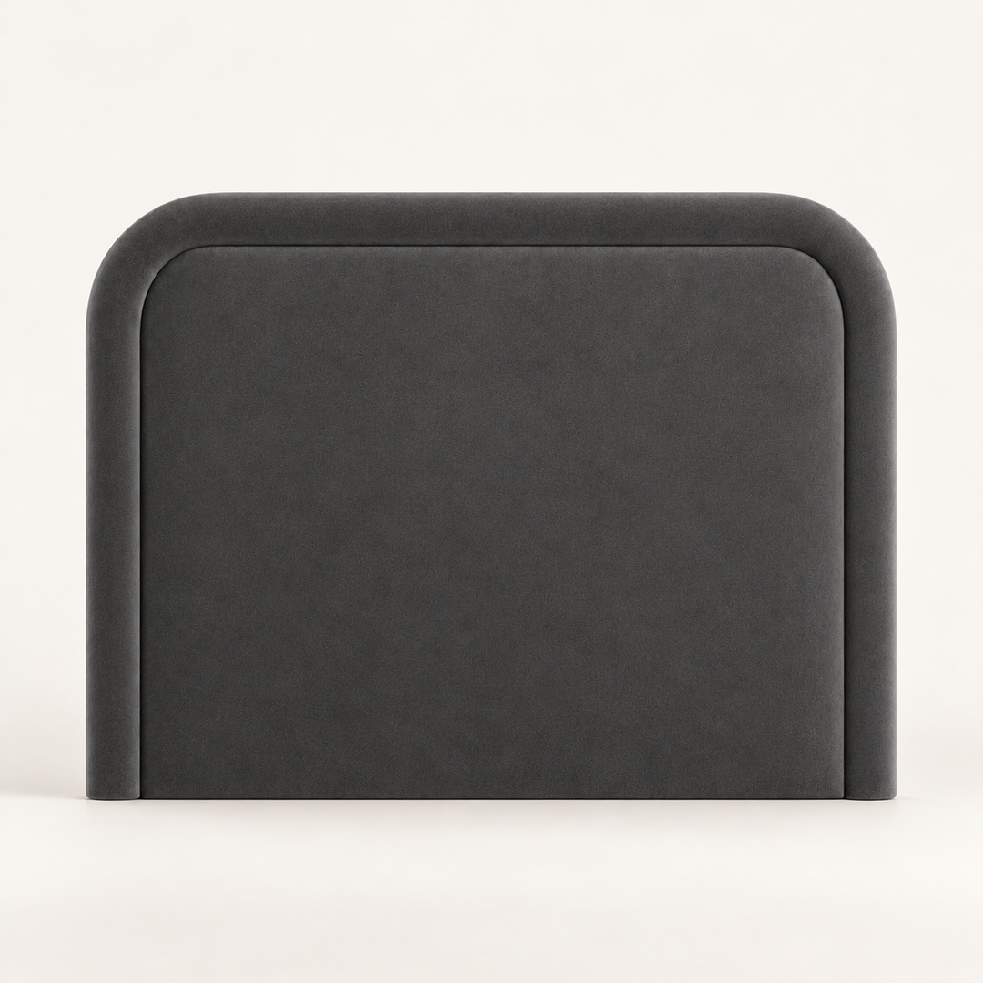 Victoria Wing Headboard showing its upholstered winged silhouette