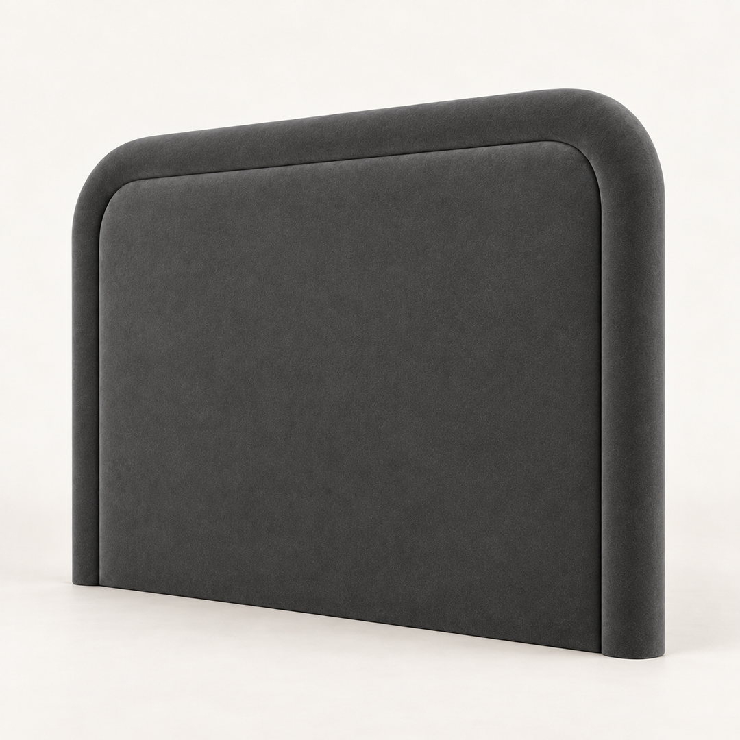 Victoria upholstered headboard showing the padded centre and side wings