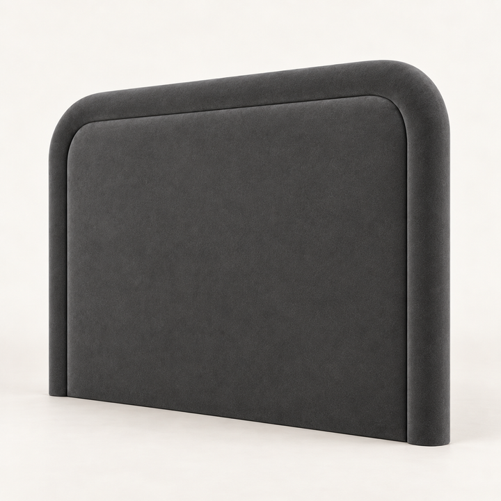 Victoria upholstered headboard showing the padded centre and side wings
