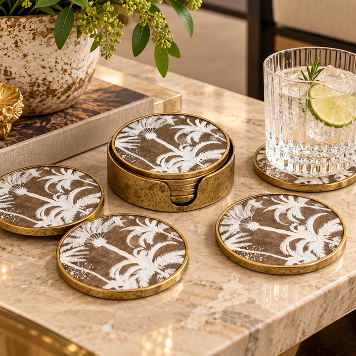 Coaster Mirror Palm S/6.
