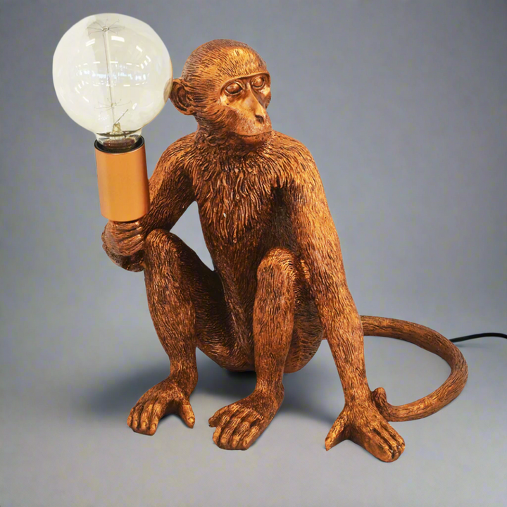 Resin monkey torch copper