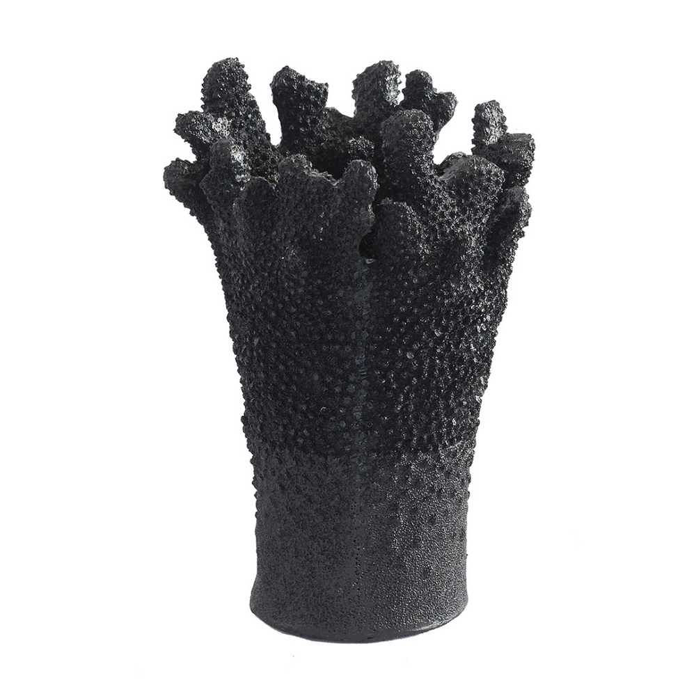 Coral Vase Black Large
Make a statement in your home with the stunning Coral Vase Black Large, a truly unique and eye-catching decor piece.
Design Features:
Generous size: 42cm (Height) x 32cm (Diameter)
Sleek black finish adds sophistication and elegance
Intricate coral design creates a natural, ocean-inspired aesthetic
Style Your Space:
Perfect centerpiece for your living room, entryway, or office
Adds a touch of coastal chic to any room's decor
Ideal for those seeking a conversation-starting piece
