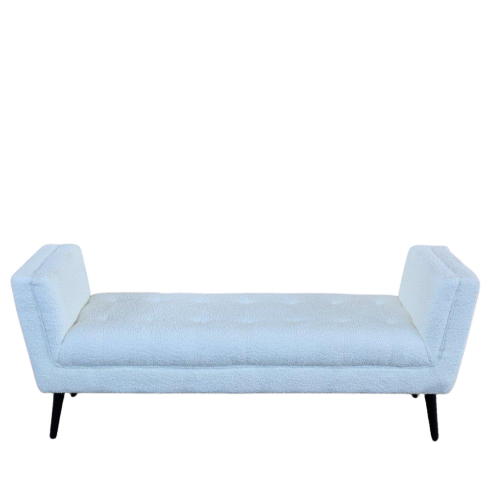 Cornwall Light Cream Bench Ottoman with Black Wooden Legs
Elevate Your Space with Timeless Luxury
Transform your living room into a serene oasis with our exquisite Cornwall Light Cream Bench Ottoman. Handcrafted with precision and care, this stunning piece boasts:
Luxurious light cream upholstery
Sleek black wooden legs for a sophisticated contrast Unique Boys.