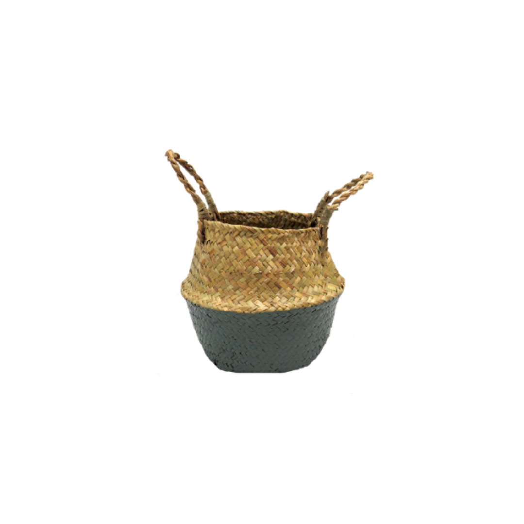 Cult Basket - A Statement Piece for Your Home!
Elevate your home decor with our stunning Cult Basket, exclusively at Unique Boys!
A Masterpiece of Natural Beauty:
Handwoven from natural seagrass, this gorgeous basket is painted green from the belly downwards, adding a pop of color to any room. Its unique design and stylish shape make it a true showstopper.