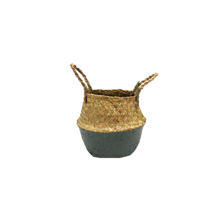 Cult Basket - A Statement Piece for Your Home!
Elevate your home decor with our stunning Cult Basket, exclusively at Unique Boys!
A Masterpiece of Natural Beauty:
Handwoven from natural seagrass, this gorgeous basket is painted green from the belly downwards, adding a pop of color to any room. Its unique design and stylish shape make it a true showstopper.