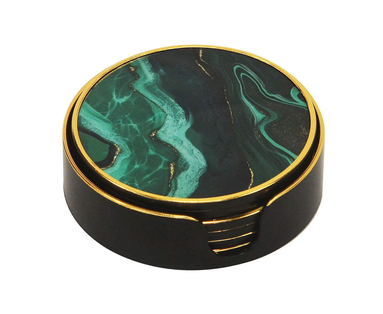 Coaster Banded Agate Set of 6
Add a touch of elegance to your home decor with this set of six captivating coasters. Crafted with high-quality materials, these coasters provide excellent protection for your surfaces while adding a unique touch to your dining table. www.uniqueboys.co.za