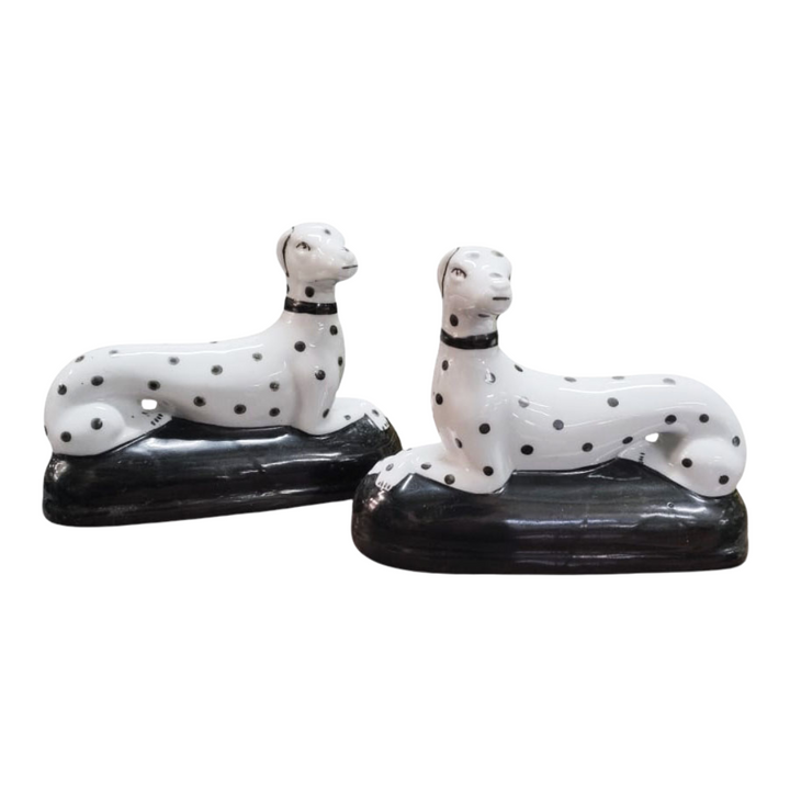 Dalmatians Decor Piece Set
Bring home the charm of Dalmatians with our beautifully crafted decor piece set, featuring two adorable Dalmatian figurines. Each piece measures 15x11cm, making them the perfect addition to any room.Unique Boys.