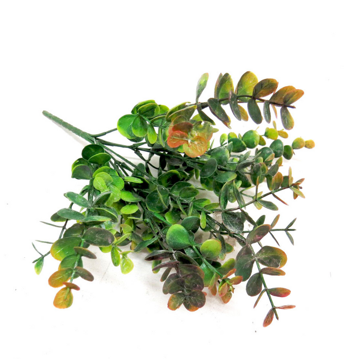 Euca Bunch Mellow Fruitfulness - Bring Serenity to Your Space!
Connect with nature's beauty through Euca Bunch Mellow Fruitfulness, a stunning 32cm artificial eucalyptus bunch!
Adds a touch of fresh greenery to any room, creating a serene and tranquil ambiance
Perfect for home or office décor, promoting relaxation and calmness
Artificial plants are low maintenance, no watering or pruning required
Benefits:
Trendy and stylish, staying forever in style
Durable and long-lasting, with a 32cm length
Easy to care