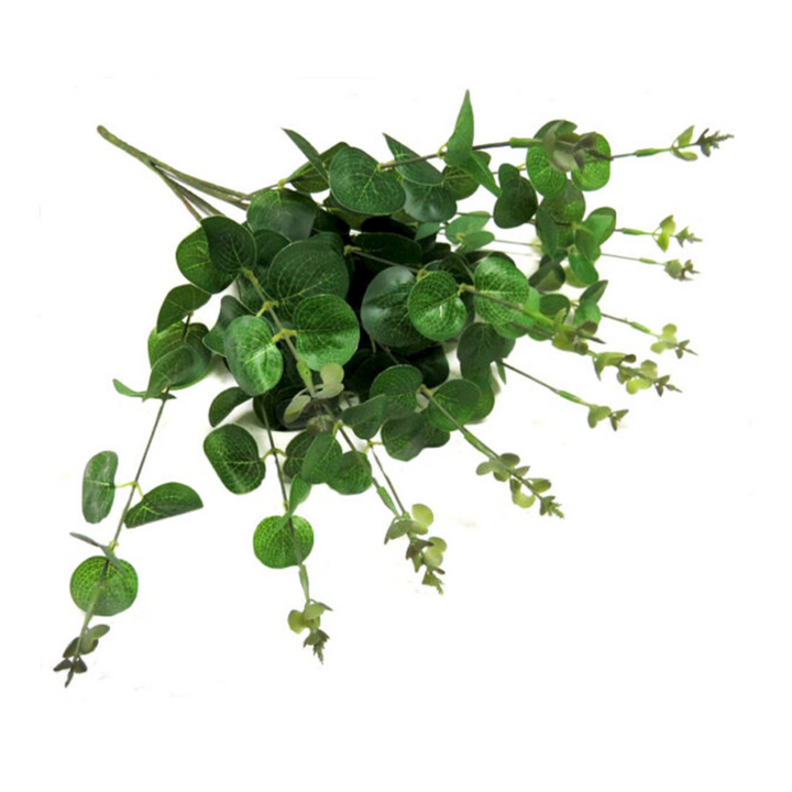 Eucalyptus Magnifica - A Smoky Twist on Timeless Elegance!
Introducing Eucalyptus Magnifica, a stunning artificial plant that adds a touch of greenery with a smoky twist to any space!
50cmL stems, each featuring 4 main branches and 160 leaves, creating a full and lush appearance
Growth tips add an extra dimension, making this plant a unique and elegant addition
Artificial plants are low maintenance, no watering or pruning required