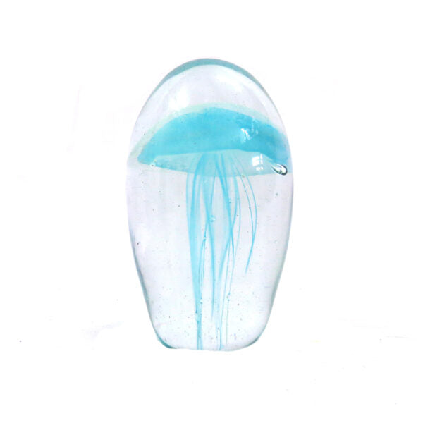 Monaluna 12cm: An Oceanic Masterpiece in Glass
Dive into the depths of elegance with the Monaluna 12cm, a breathtakingly beautiful solid glass dome. Expertly handcrafted, this stunning piece measures 12cm in height and 22.5cm in circumference, inviting you to gaze into its mesmerizing clear depths.