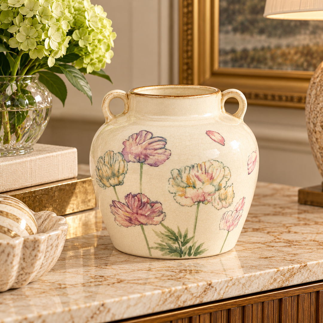 Fat Floral Jar,
