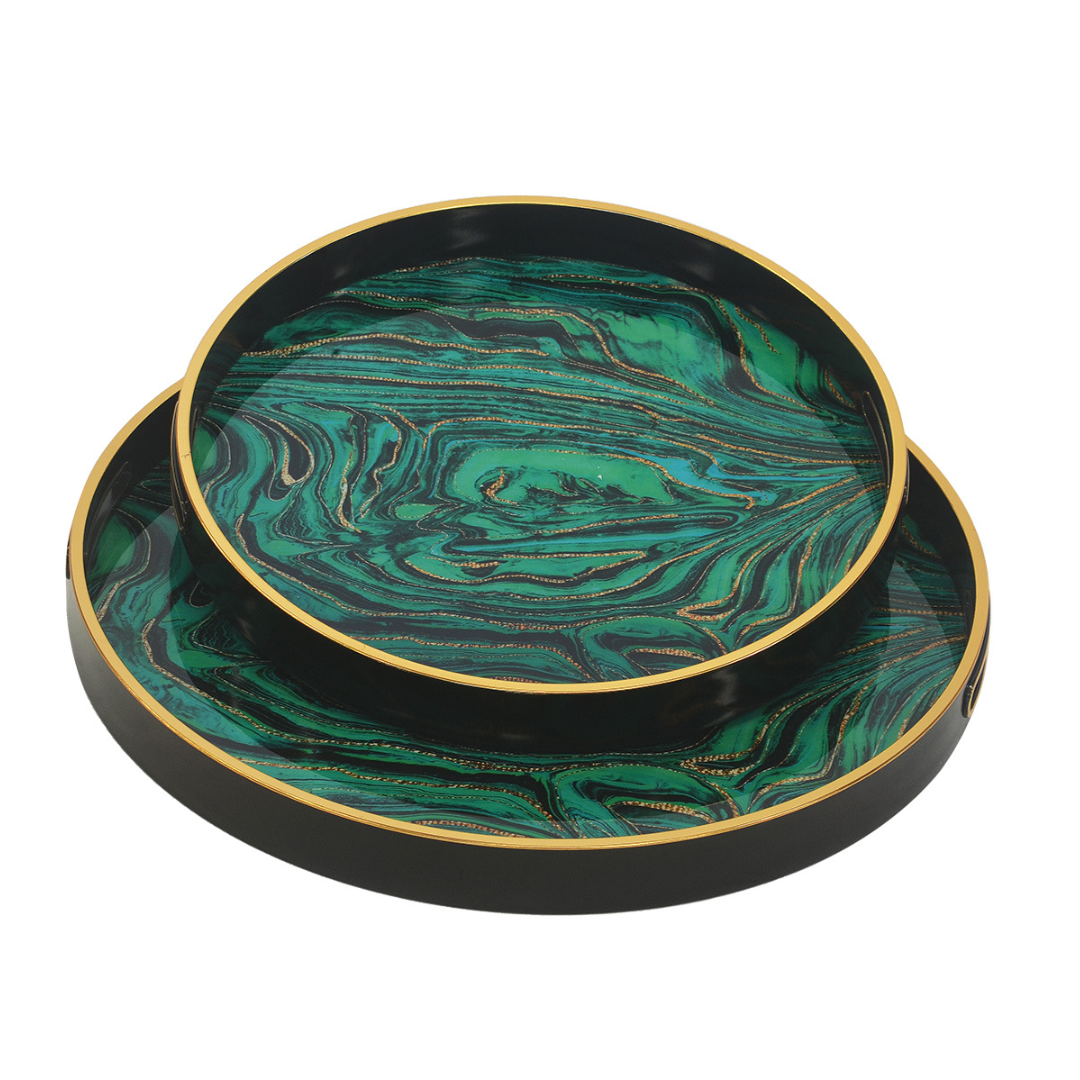 Glass Tray Set - Round Turquoise (2-Piece)
Elevate your entertaining style with the stunning Round Turquoise Glass Tray Set, expertly crafted for elegance and durability.
Design Features:
Set of 2 round glass trays in turquoise hue
Sizes:
Large: 45cm x 45cm x 4cm
Small: 35cm x 35cm x 4cm
High-quality glass construction for durability
Sleek and stylish design
Material: Premium glass
Brand: Unique Boys
Vendor: Unique Boys
Delivery: Estimated 5-7 working days
Key Features:
Perfect for serving, displaying