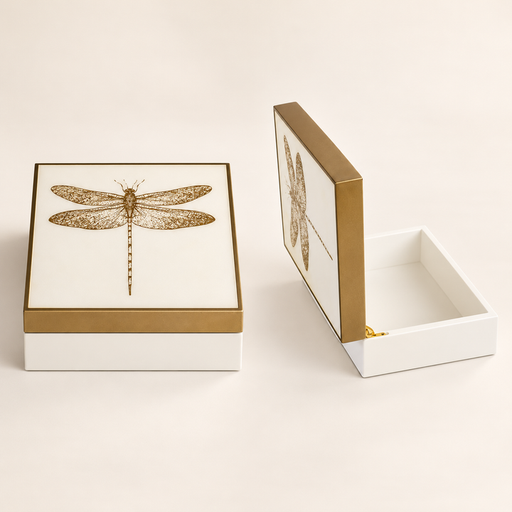 Gold Dragonfly Box